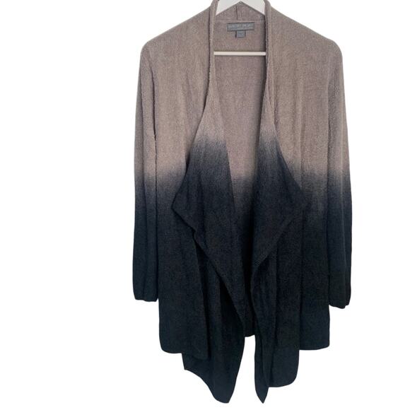 BAREFOOT DREAMS Bamboo Chic Lite Supersoft Ombre Drape Cardigan W-238 Sz S/M - Picture 2 of 7